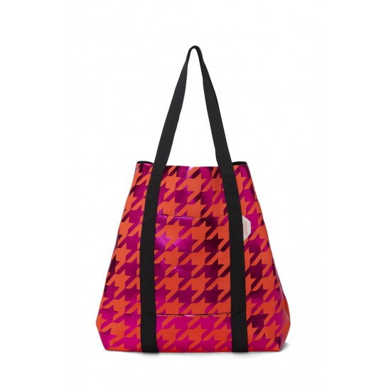 Houndstooth Neo Tote