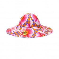 Poppy Gingham Floppy Hat