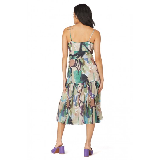 Abstract Long Dress