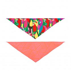 Parrot Party Dog Bandana Set