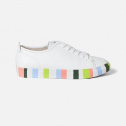 Stripey Sole Vegan Sneaker