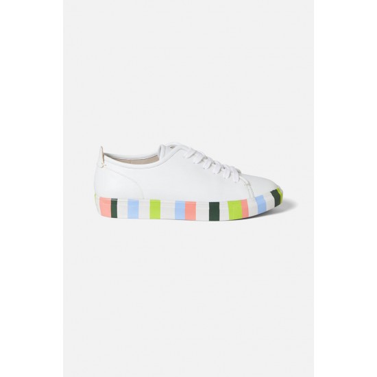 Stripey Sole Vegan Sneaker