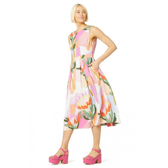 Protea Pleated Dress