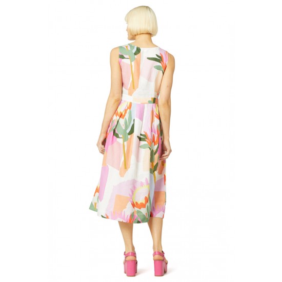 Protea Pleated Dress