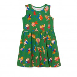 Bug Snap Jersey Dress