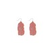 Pink Brush Earrings