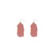 Pink Brush Earrings