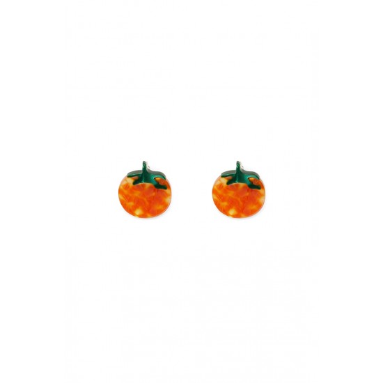 Tomato Stud Earrings