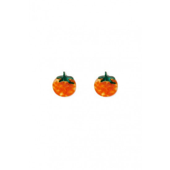 Tomato Stud Earrings