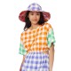 Poppy Gingham Floppy Hat