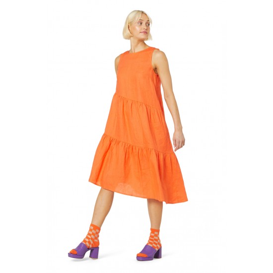 Mandarin Tiered Dress