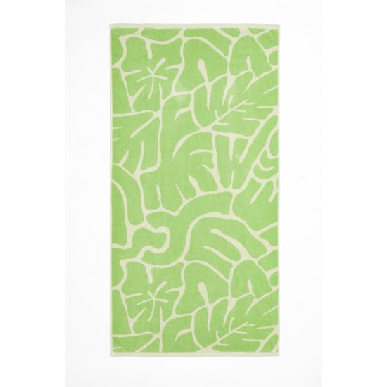 Monstera Bath Towel