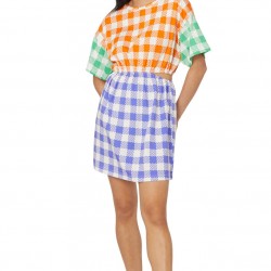 Gingham Glow Tee Dress