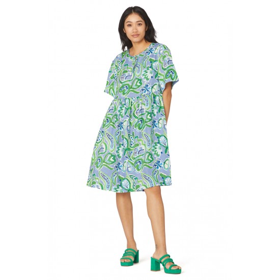 Super Paisley Smock Dress