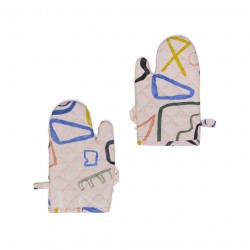 Snakes And Ladders Oven Mitt Pair