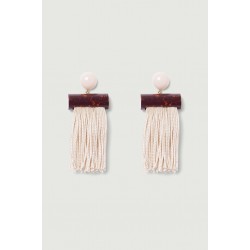 Flat Tassel Earrings