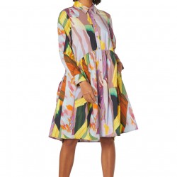 Moon Flower Smock Dress