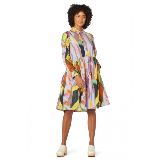 Moon Flower Smock Dress