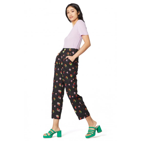 Fruit Tingle Embroidered Pant