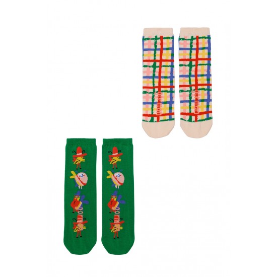 Poppy Kids 2Pr Sock Pk