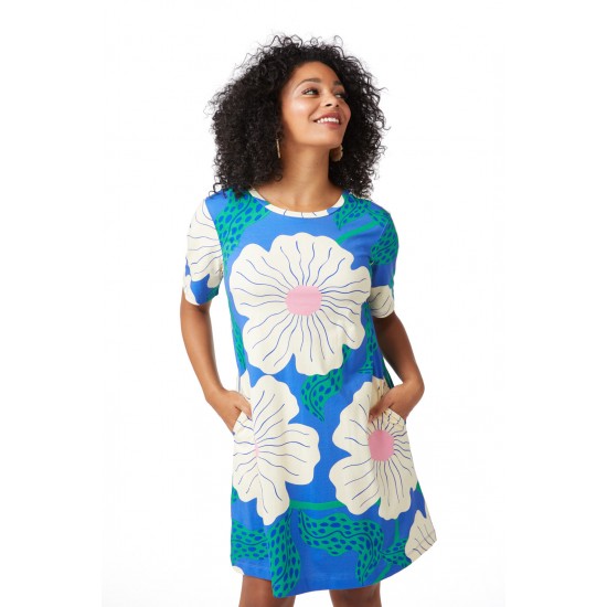 Petal Power Jersey Dress