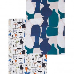 Puzzled Teatowel Set